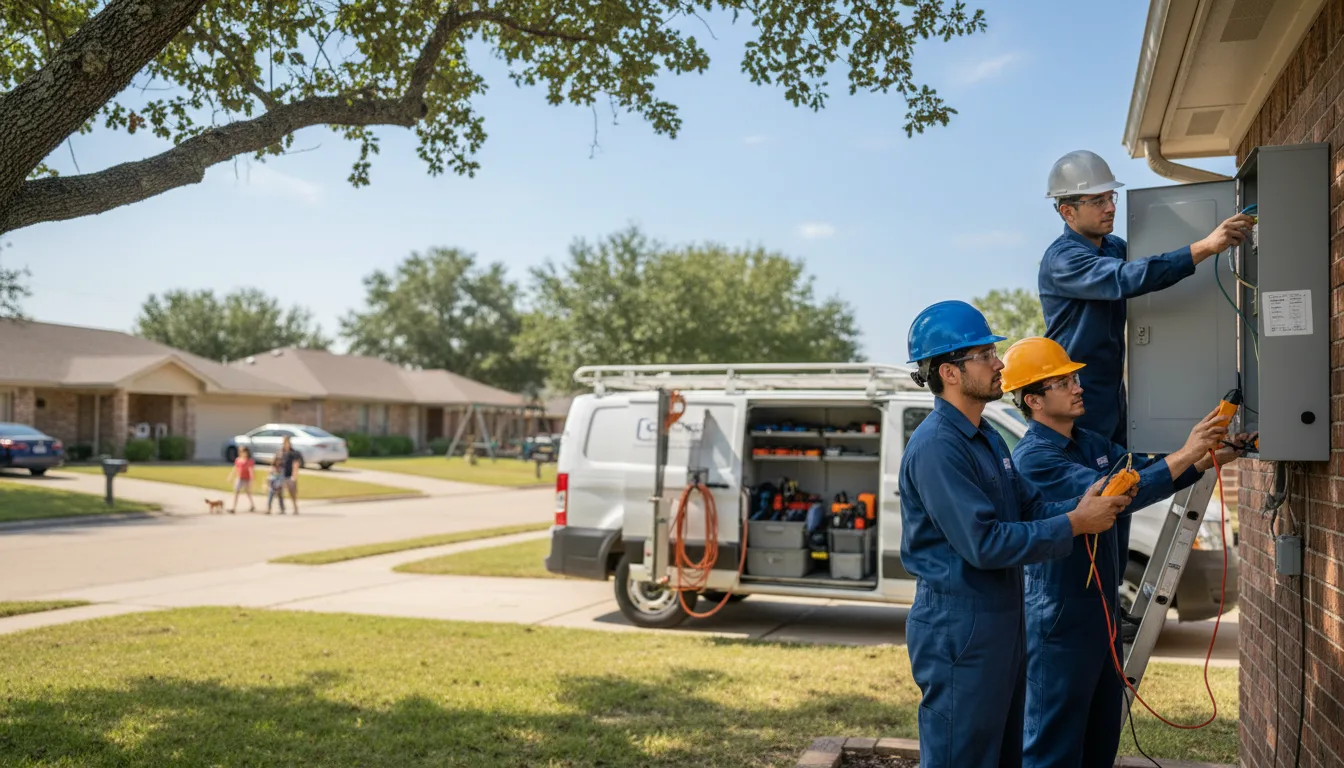 Certified electrician providing emergency electrical services in Winterville, GA